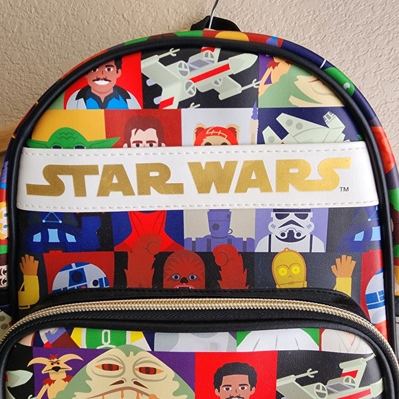 Disney Star Wars Character Mini Backpack - Picture 2 of 16